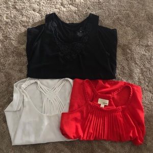 Set of 3 basic tanks